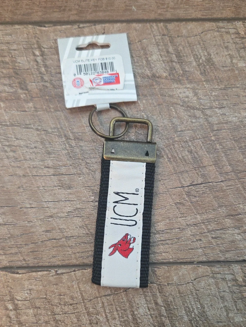 University Of Central Missouri Key Fob And Bottle Opener Keystrap
